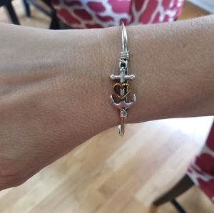 Luca & Danni Anchor Bangle Bracelet